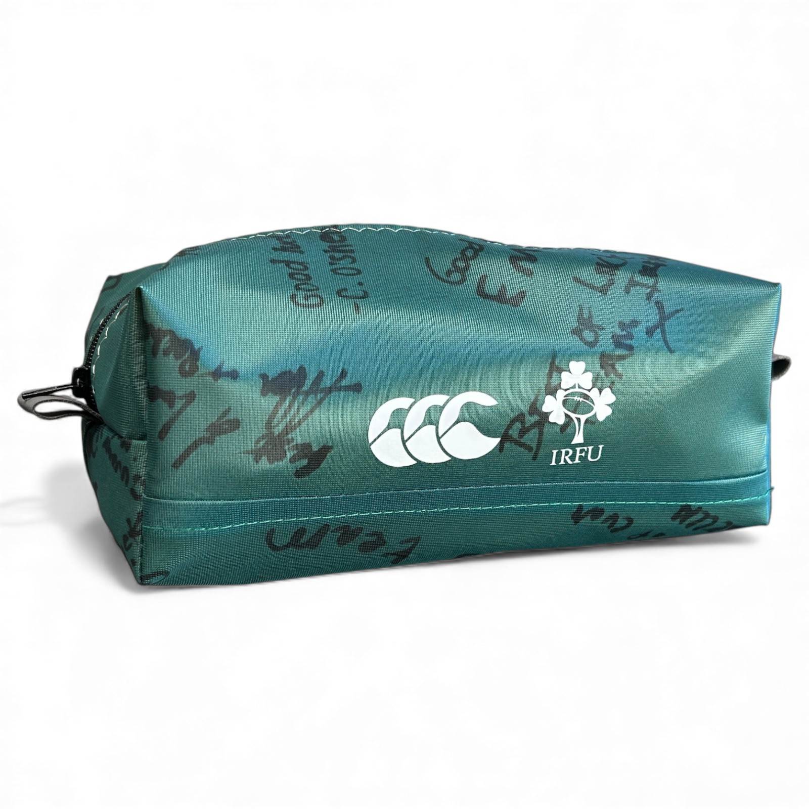 Wash Bag made from the signed jersey