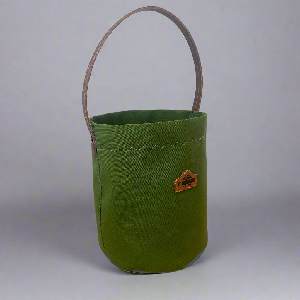 Canvas Bloom bucket bag