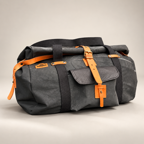 Mini Duffle Deluxe — Upcycled Liferaft Edition