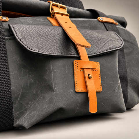 Mini Duffle Deluxe — Upcycled Liferaft Edition