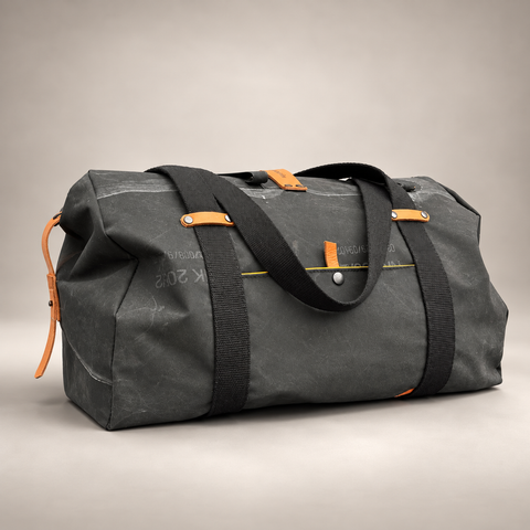 Mini Duffle Deluxe — Upcycled Liferaft Edition