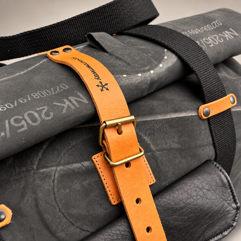 Mini Duffle Deluxe — Upcycled Liferaft Edition
