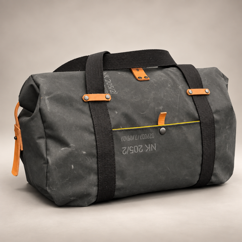 Mini Duffle Deluxe — Upcycled Liferaft Edition