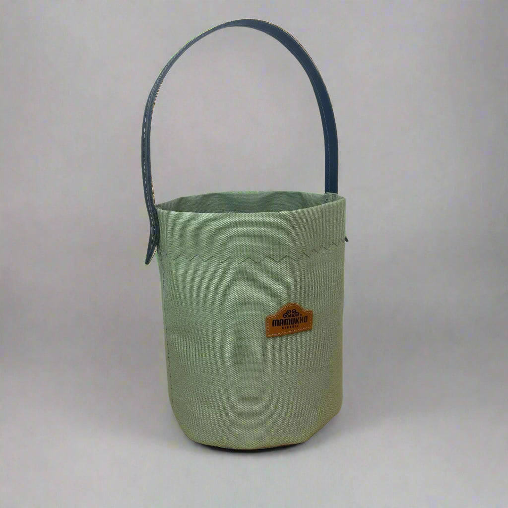 Canvas Bloom bucket bag