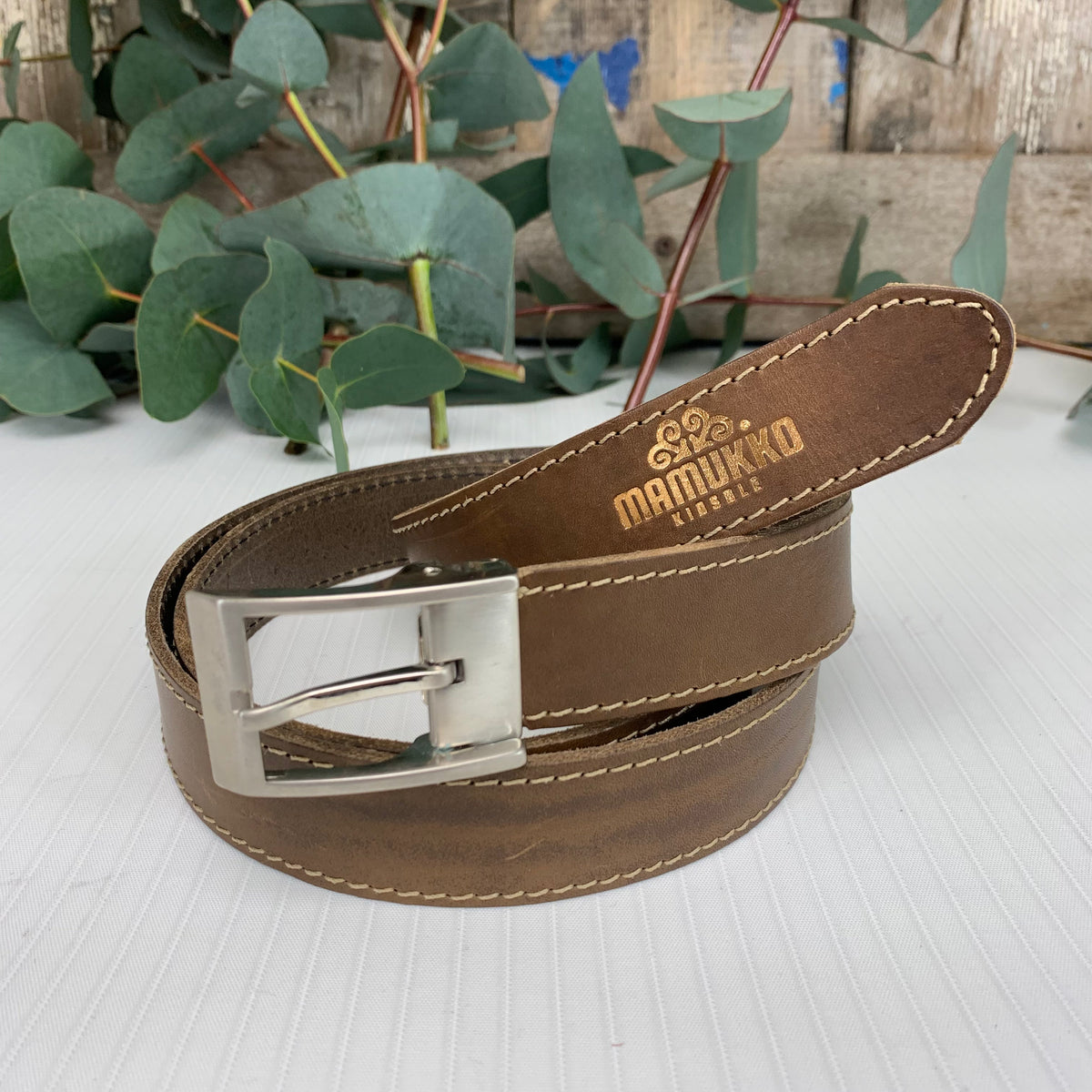 Veg Tan Leather Belt