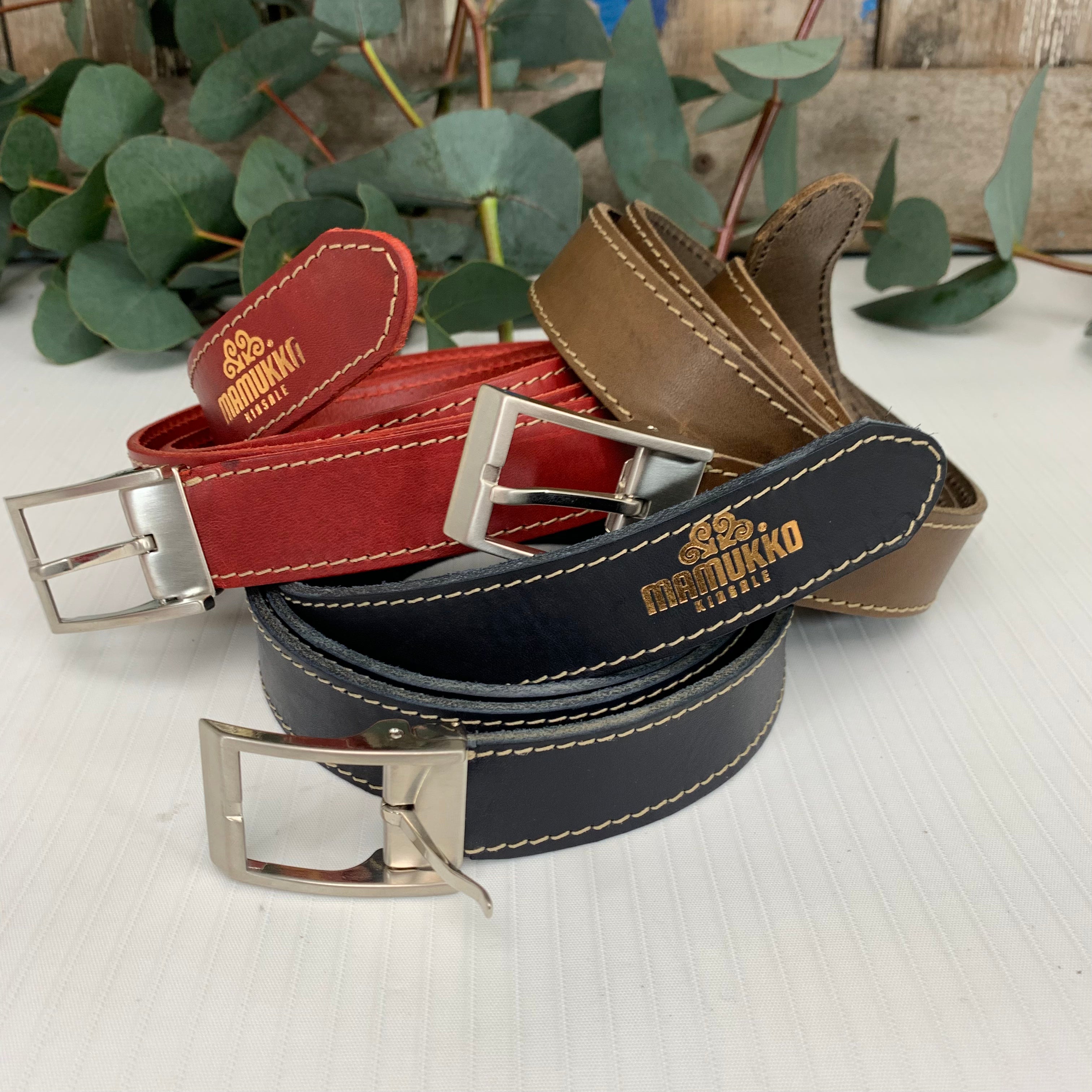 Veg Tan Leather Belt