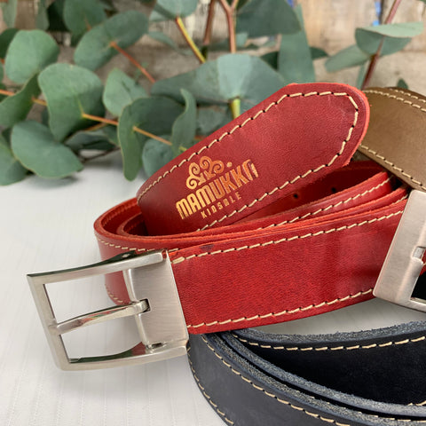 Veg Tan Leather Belt